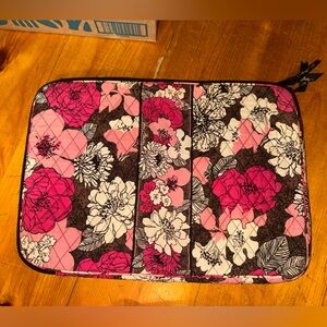 Vera Bradley Mocha Rouge Laptop Case
